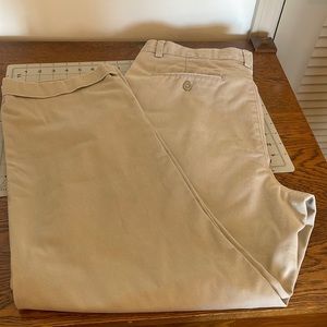 Eddie Bauer khaki pants with cuffs